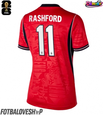 Anglie Marcus Rashford #11 Dámské Venkovní Dres MS 2026 Krátký Rukáv